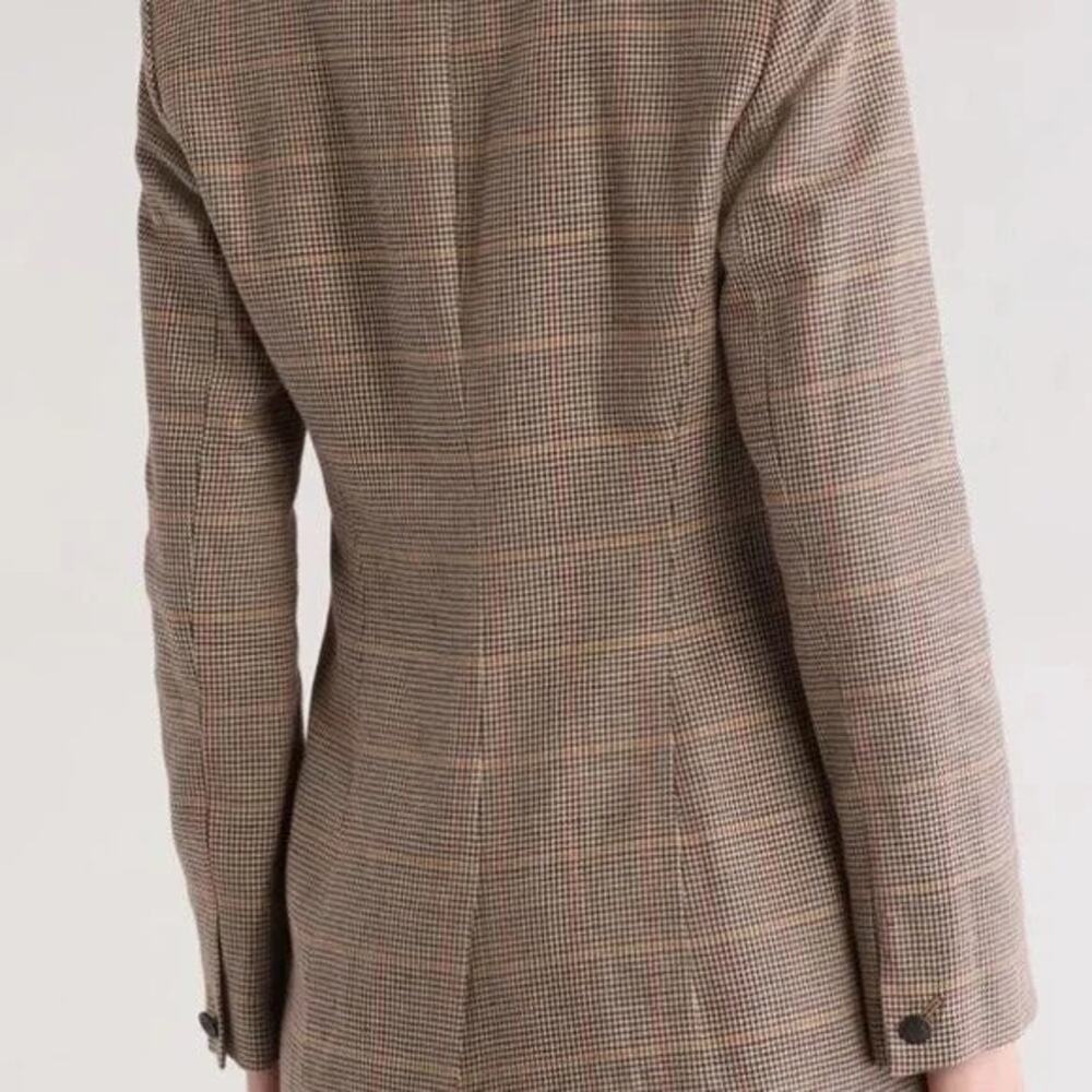 Rag & Bone Foster Plaid Blazer - 10 - Picture 5 of 7